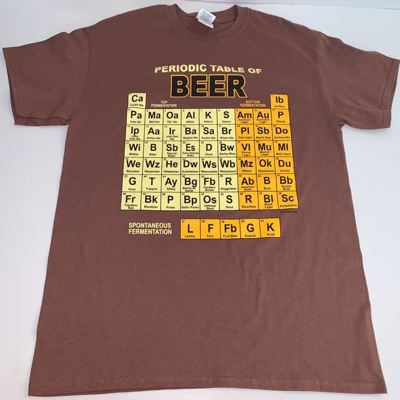 Gildan Other - Periodic Table of Beer Men's T-Shirt Medium EUC